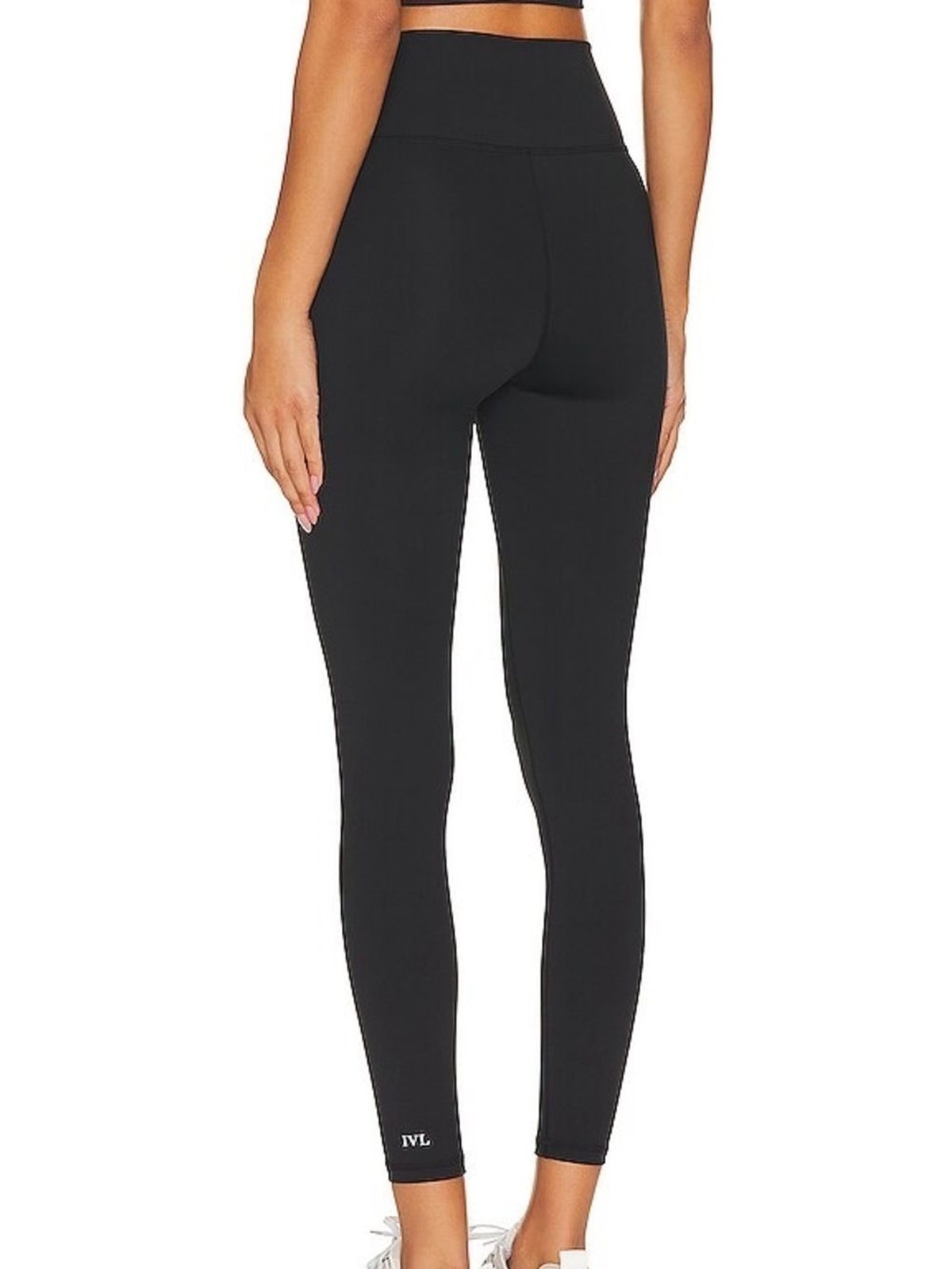 IVL Collective Black Lace-Up Racerback Sports Bra & High-Waisted Legging Set