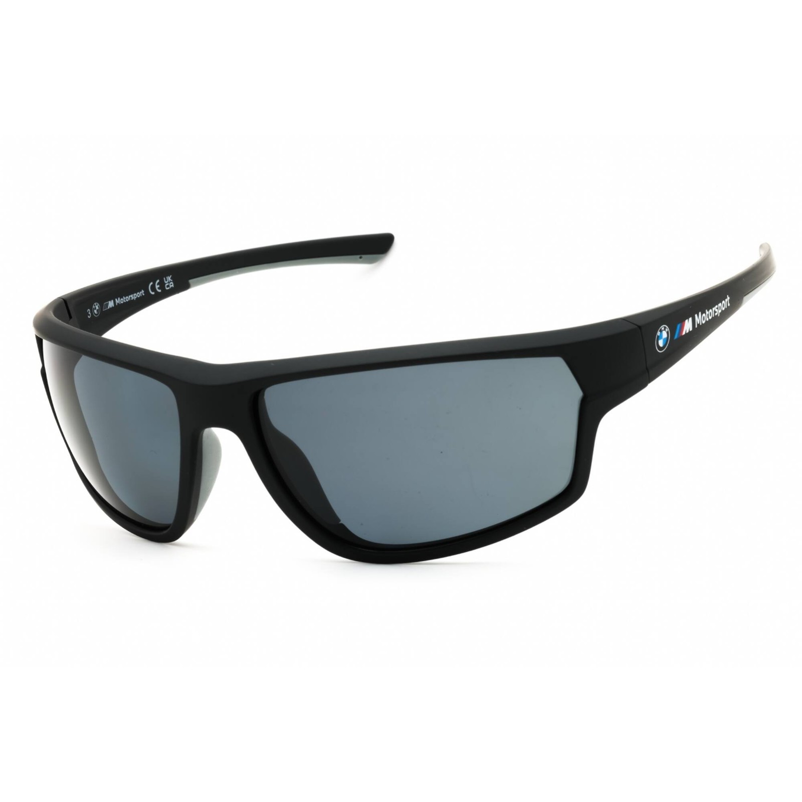 BMW Men’s Sunglasses Matte Black Injected Propionate Full Rim Frame BS0024 02D