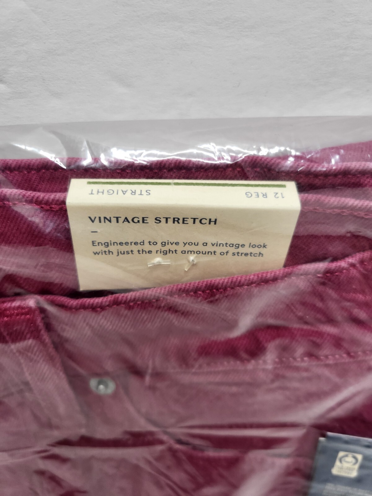 Universal Thread 12/31R Pink Rose Vintage Stretch Straight Womens Jean Pants