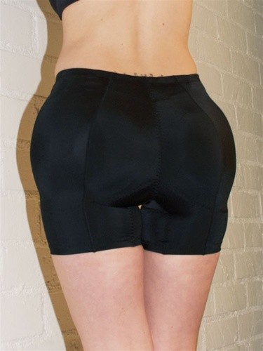 Hip and Fanny Padded Panties for Cross Dressers (Black – Sizes S – 2XL)