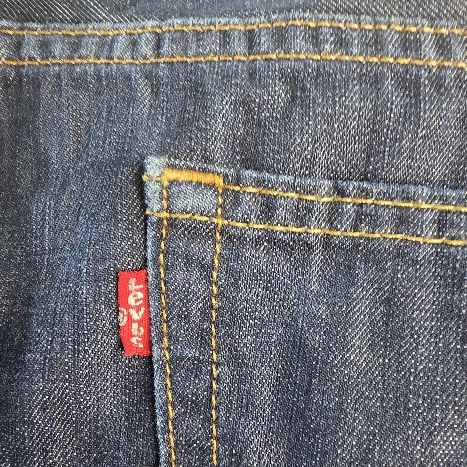 Levi’s 569 Loose Straight Men’s Jeans Dark Indigo Wash Blue Denim 34×34