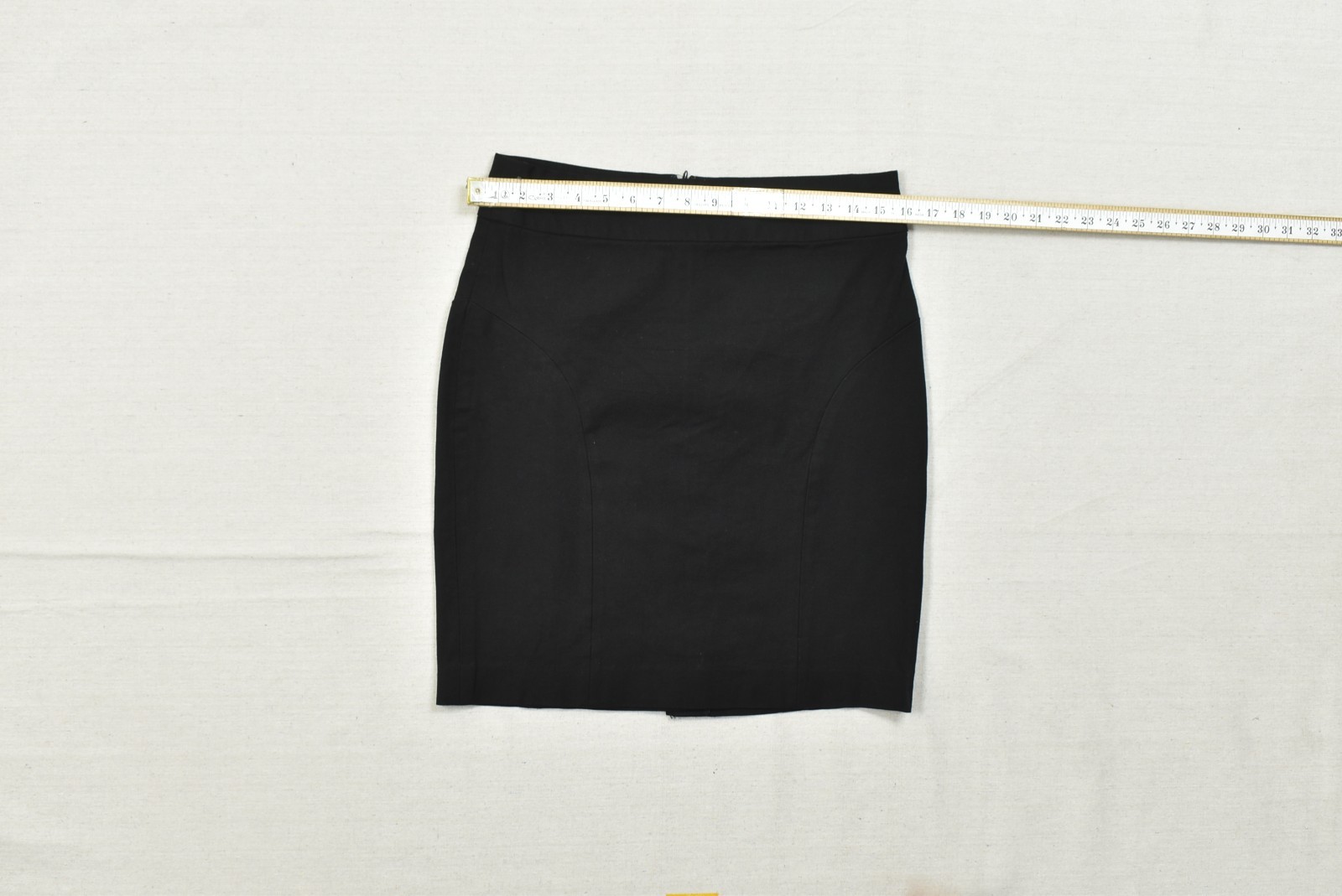Banana Republic Women’s Size 2 Black Cotton Blend Pencil Skirt Professional Care