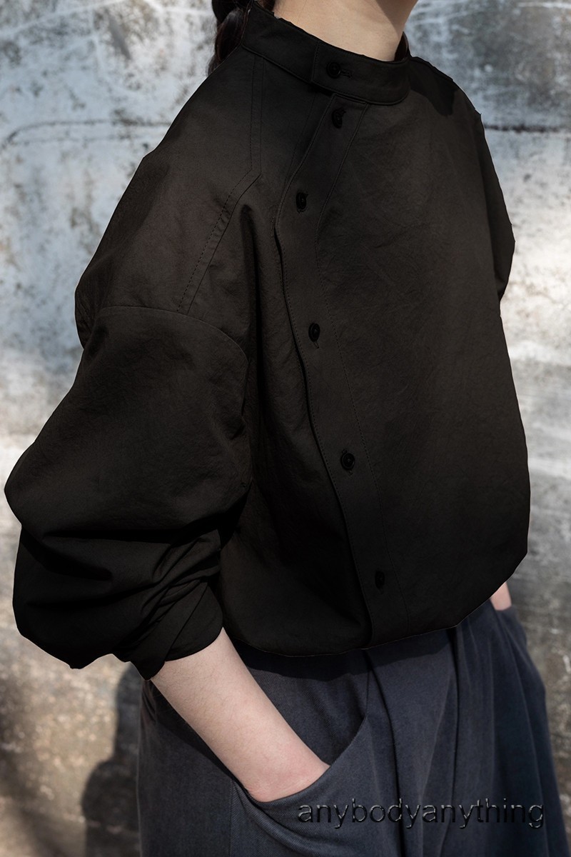 New Chinese Style Womens Casual Long Sleeve Loose Shirts Tops Blouse Autumn