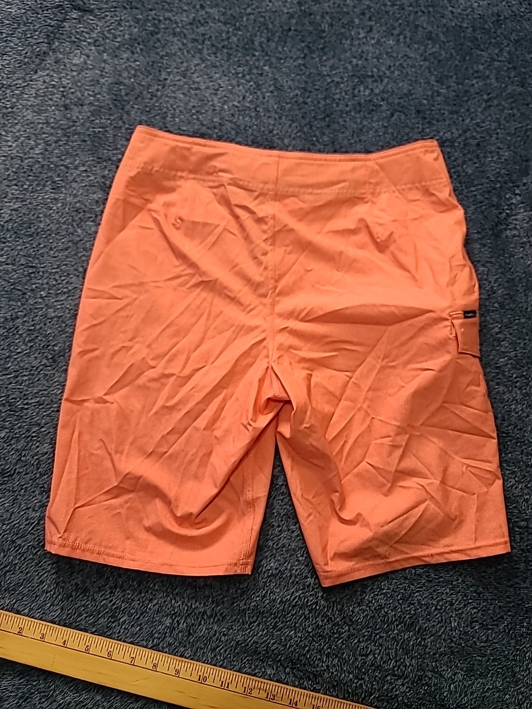 O’neill Mens 30 Weaver Below the Knee 21″ Orange/Pink Board Shorts Swim Cargo