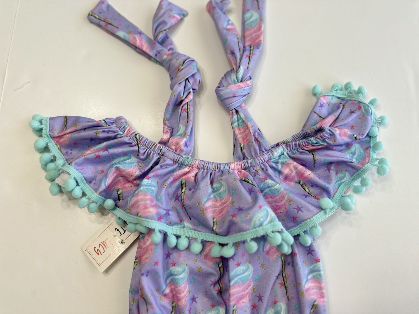 Pete & Lucy Cotton Candy Delight Romper Girls Size 2T NEW NWT