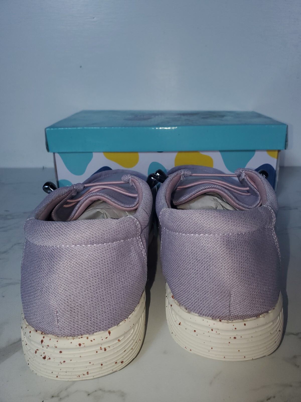 Firelli Kids Youth 6 Loafers Canvas School Walking Shoes Purple New With Box