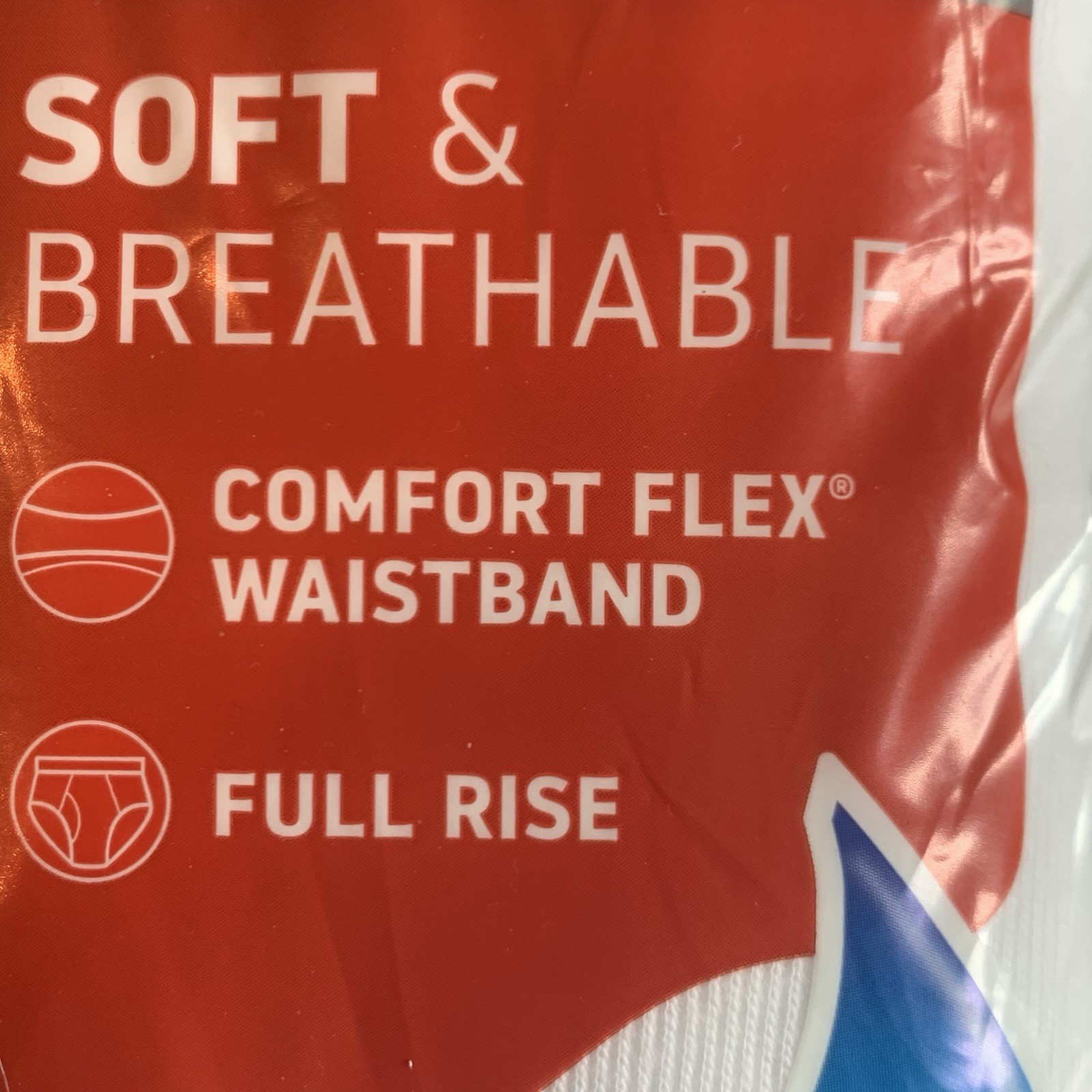 Hanes Briefs 6-Pack Men’s Tagless Underwear White Comfort Soft Waistband Wicking