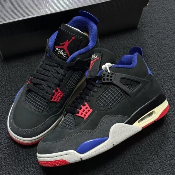 Air Jordan 4 “Rare Air” Retro Mid Top Basketball Shoes For Men Size 7-12