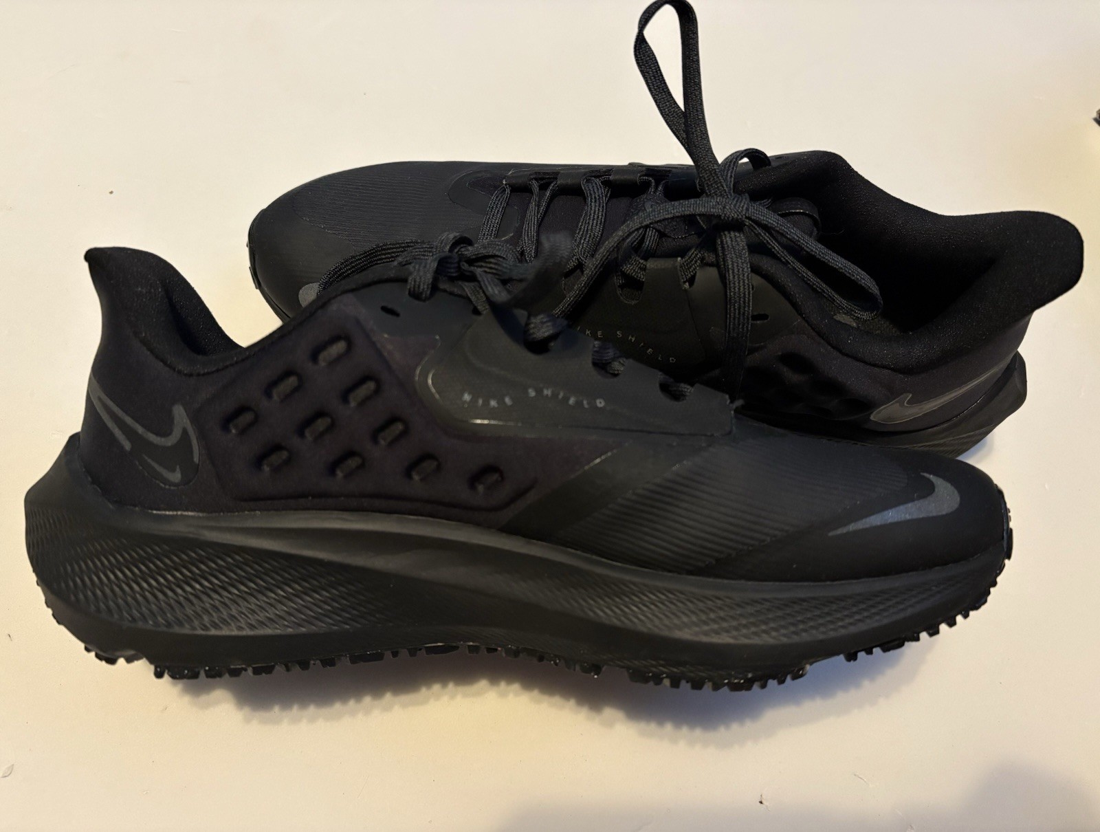 Nike Air Zoom Pegasus Shield Black/Black-off Noir Womens 6.5/Mens 5