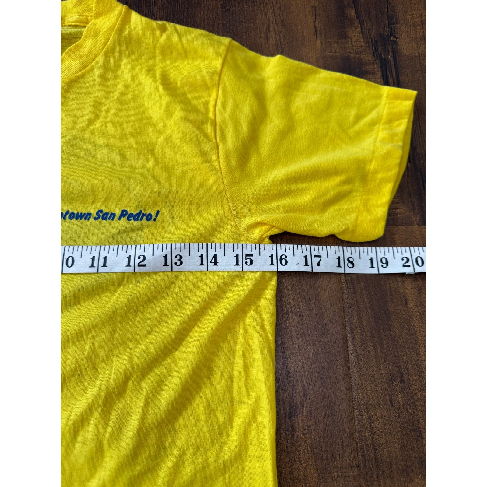 Ched Quality Knits by Anvil Vintage Single Stitch Downtown San Pedro Tee