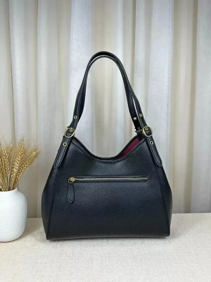 COACH Lori Shoulder Bag Black C4824 Outlet NEW leather