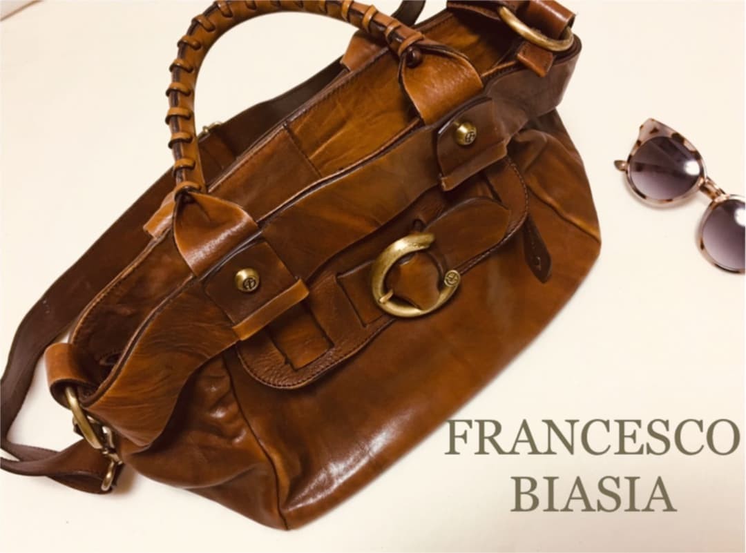 2way Francesco Biasia Leather Tote