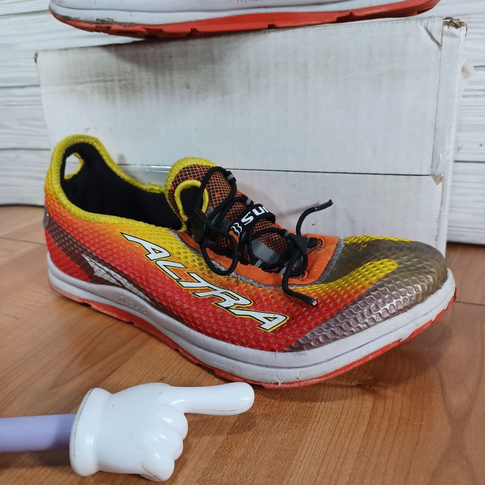 Altra 3Sum Shoes Mens Size 10 Contour Footbed Orange Running Low Top Zero Drop