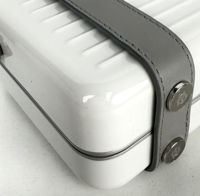 Rimowa Personal Polycarbonate Cross-Body Mini Bag in White S-08