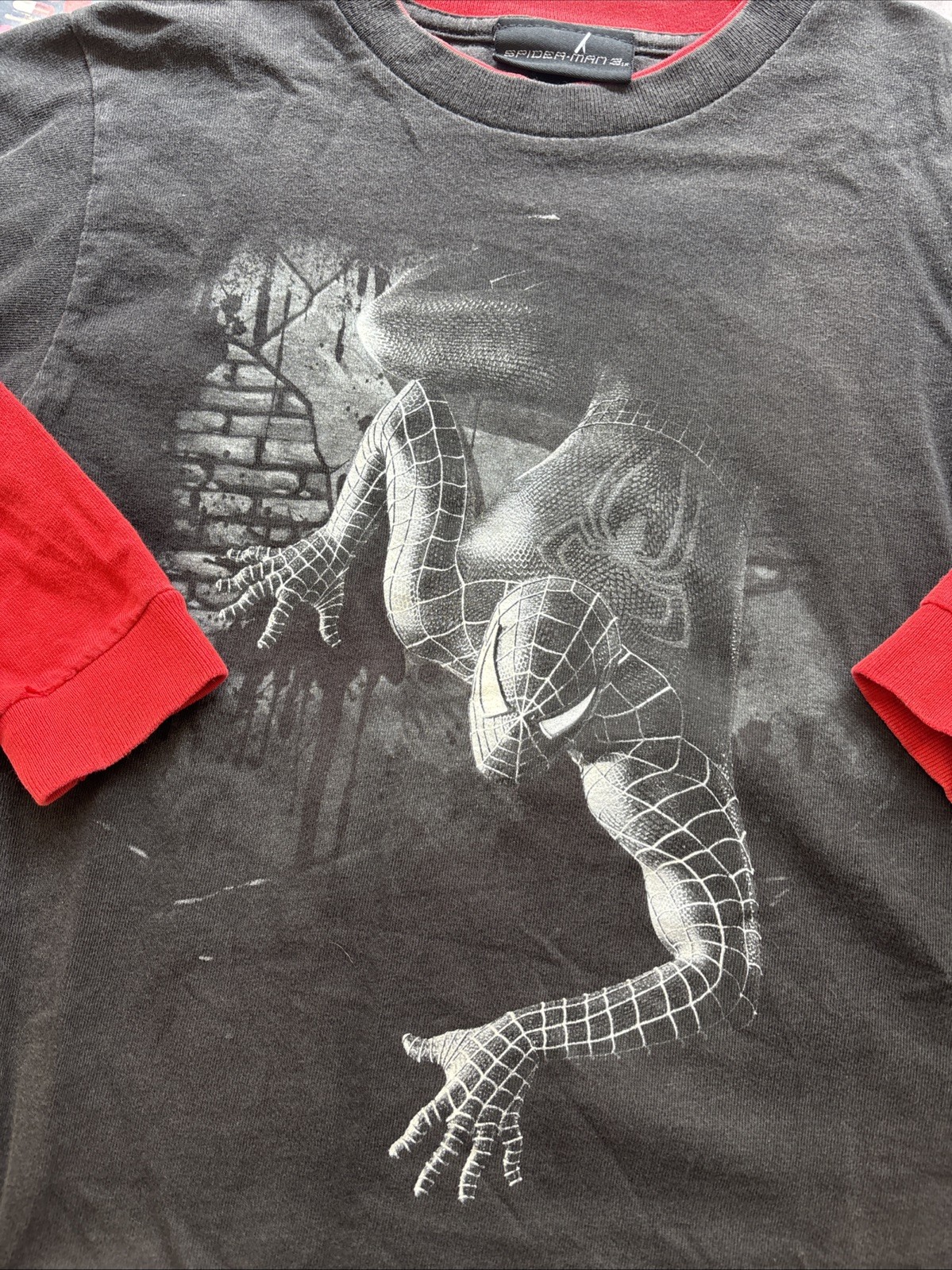 Y2K Spiderman 3 Double Layer Shirt
