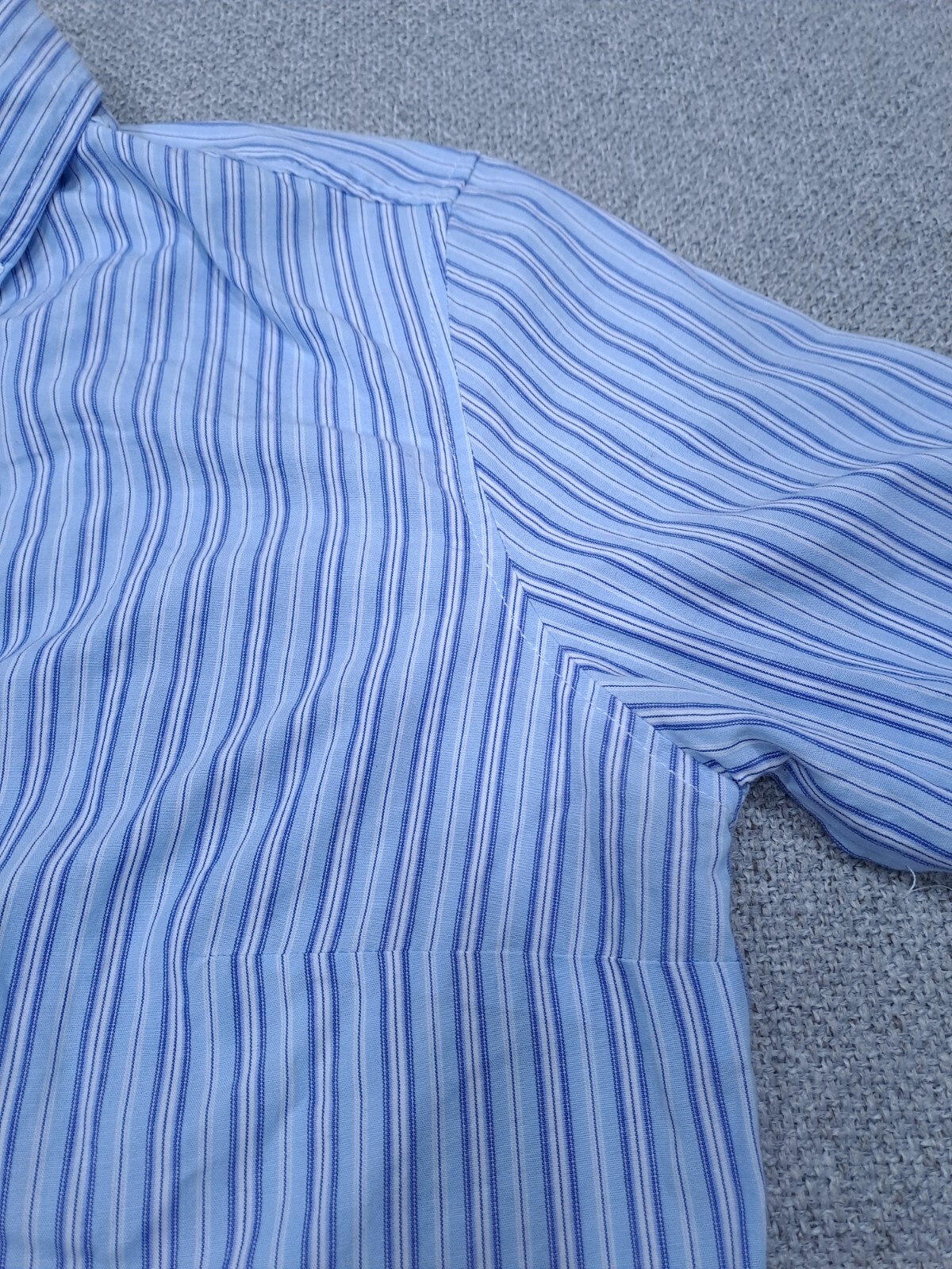 Giorgio Boldetti men’s tailoring shirt size XL blue striped high Italian tailoring