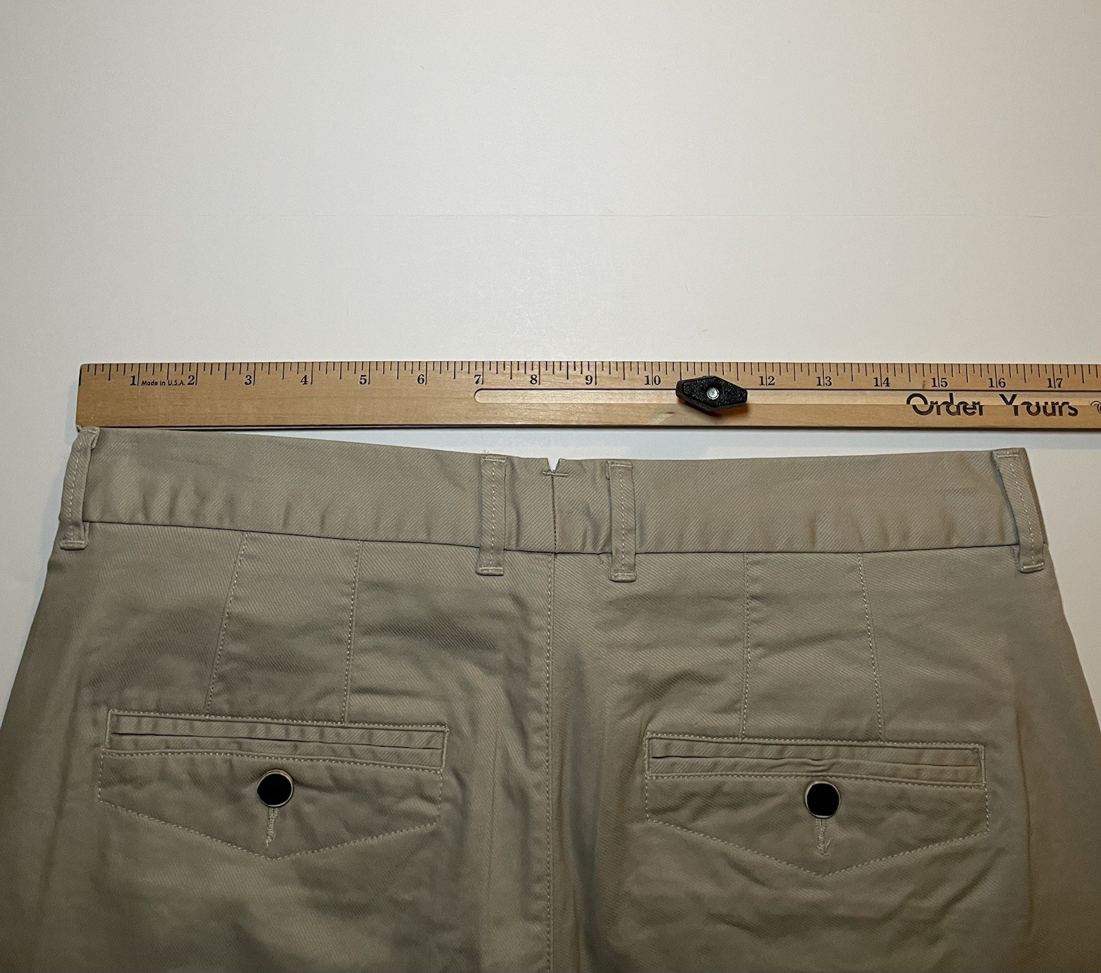 Perk Pants Mens 32×30 Feel Good Chinos Smooth Beige Slim Fit Stretch