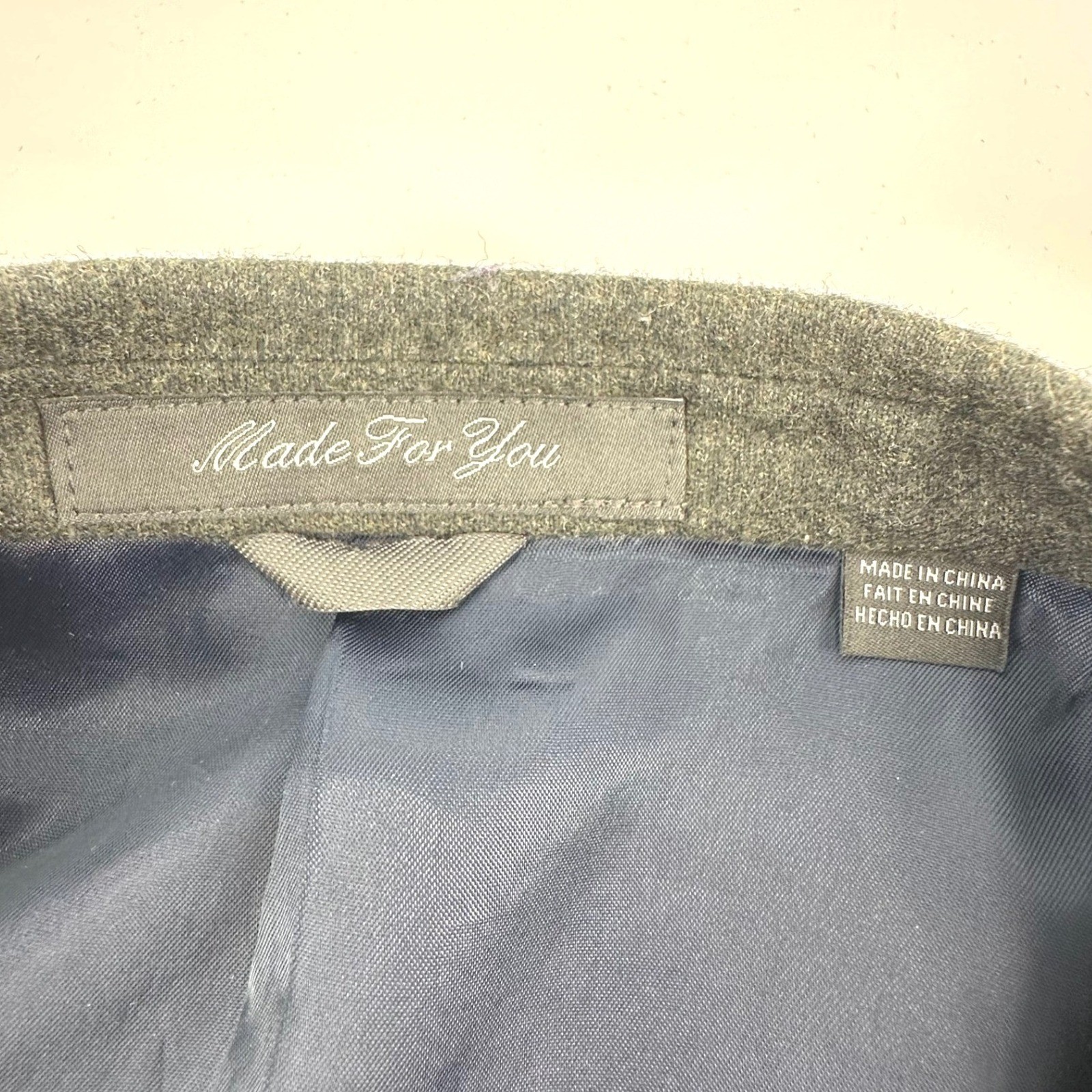 Indochino 2 Piece Suit Custom Size 48R Green Wool Formal Career 2Pc Pants 38×26