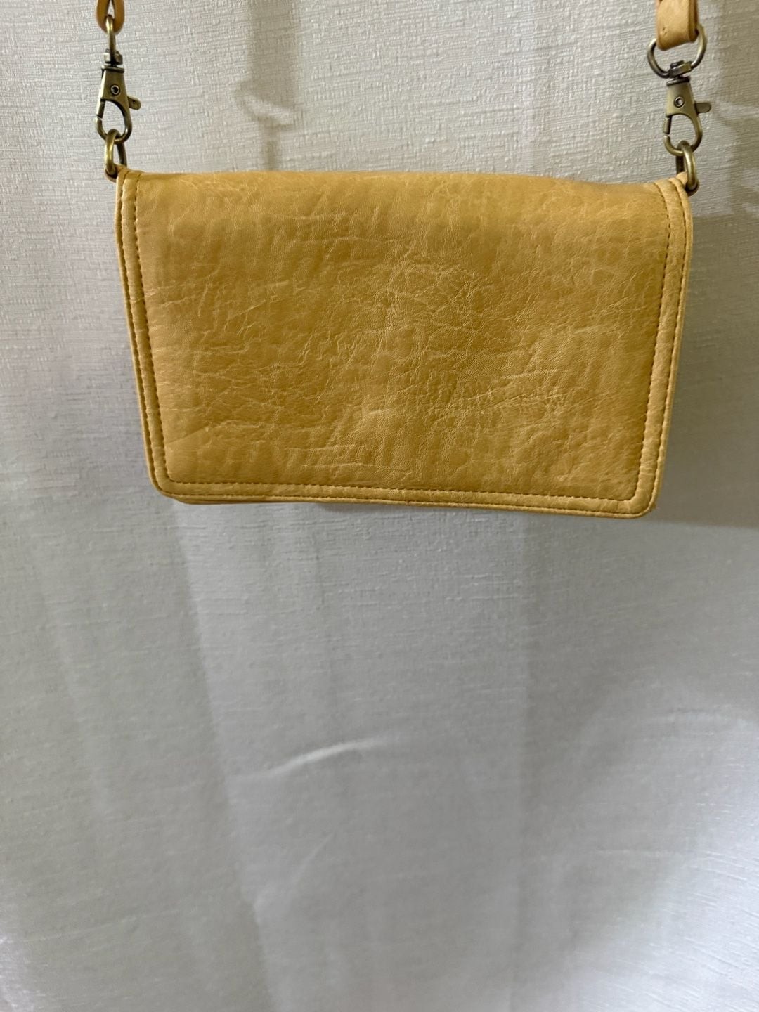 Joy Multi Pocket Compact Crossbody Bag in Butter Yellow