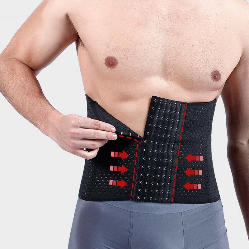 Fajas Para Hombre Corsé Shaper Adelgazar Reductoras Abdomen Faja De Ejercicio US