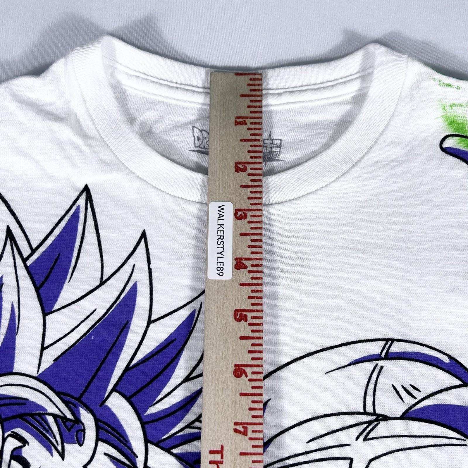 Dragon Ball Super Broly Men’s S White Toei Animation Anime Graphic T-Shirt