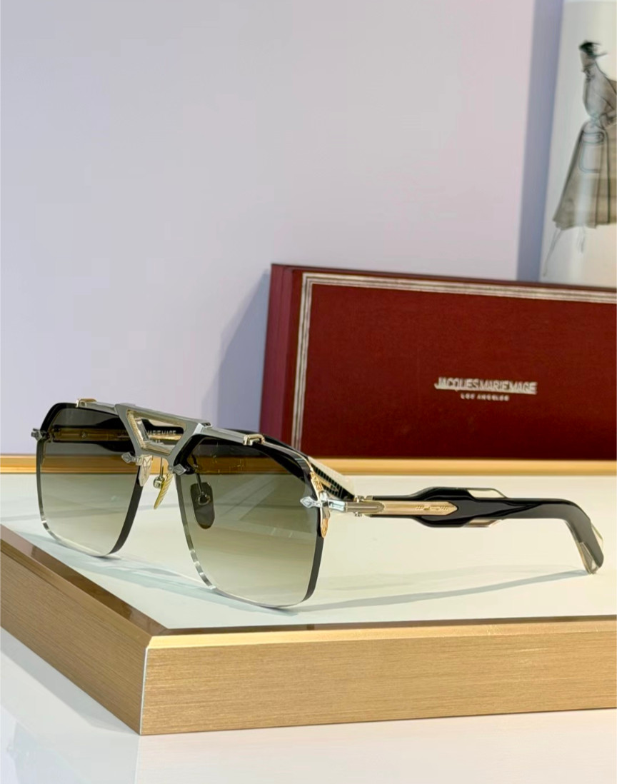 Jacques Marie Mage SILVERTON Silver/Gray Gradient 57-16-140mm With Case New