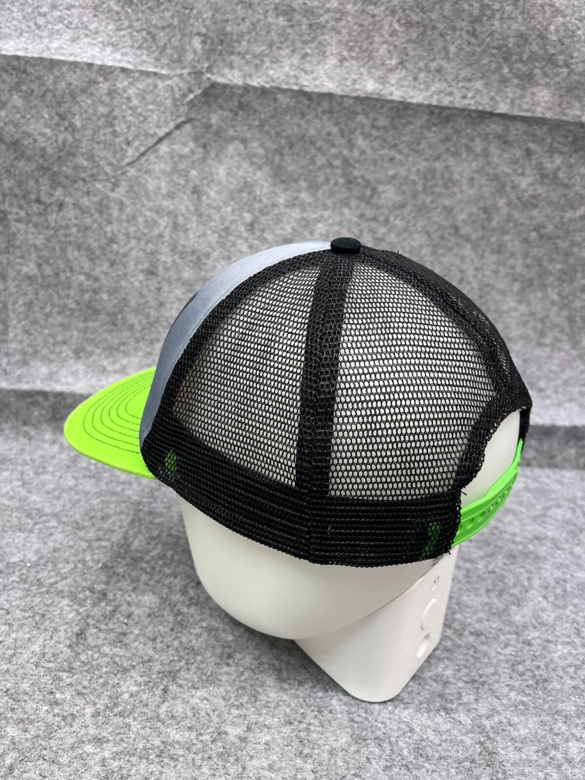 Foam Glow 5K Hat Cap Snap Back Adult One Size Green Polyester Blend Trucker