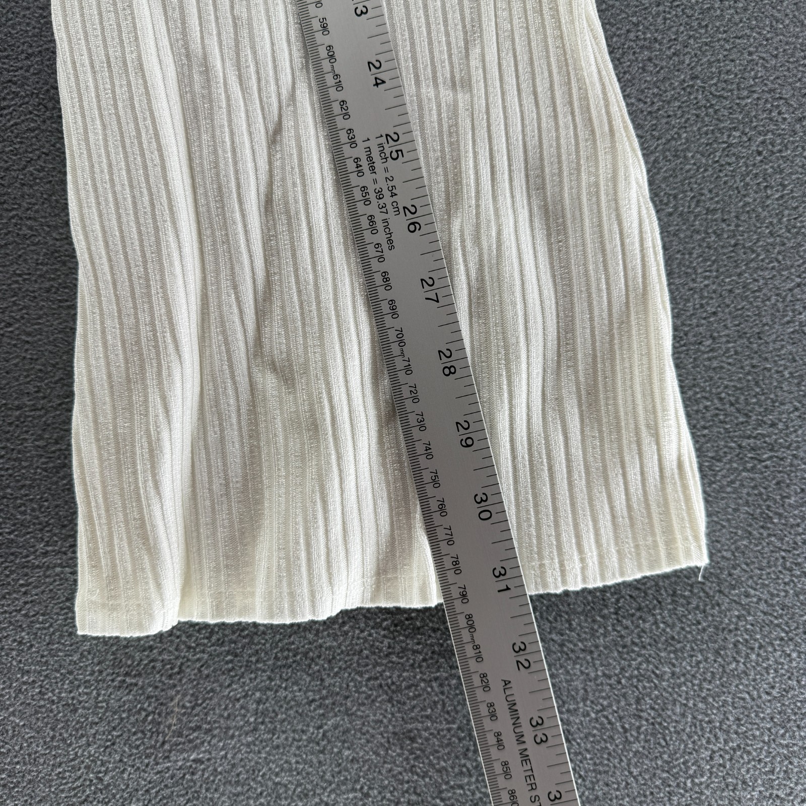 Wild Fable Flared Leggings Womens Medium Off White Ribbed Foldover Waistband NWT