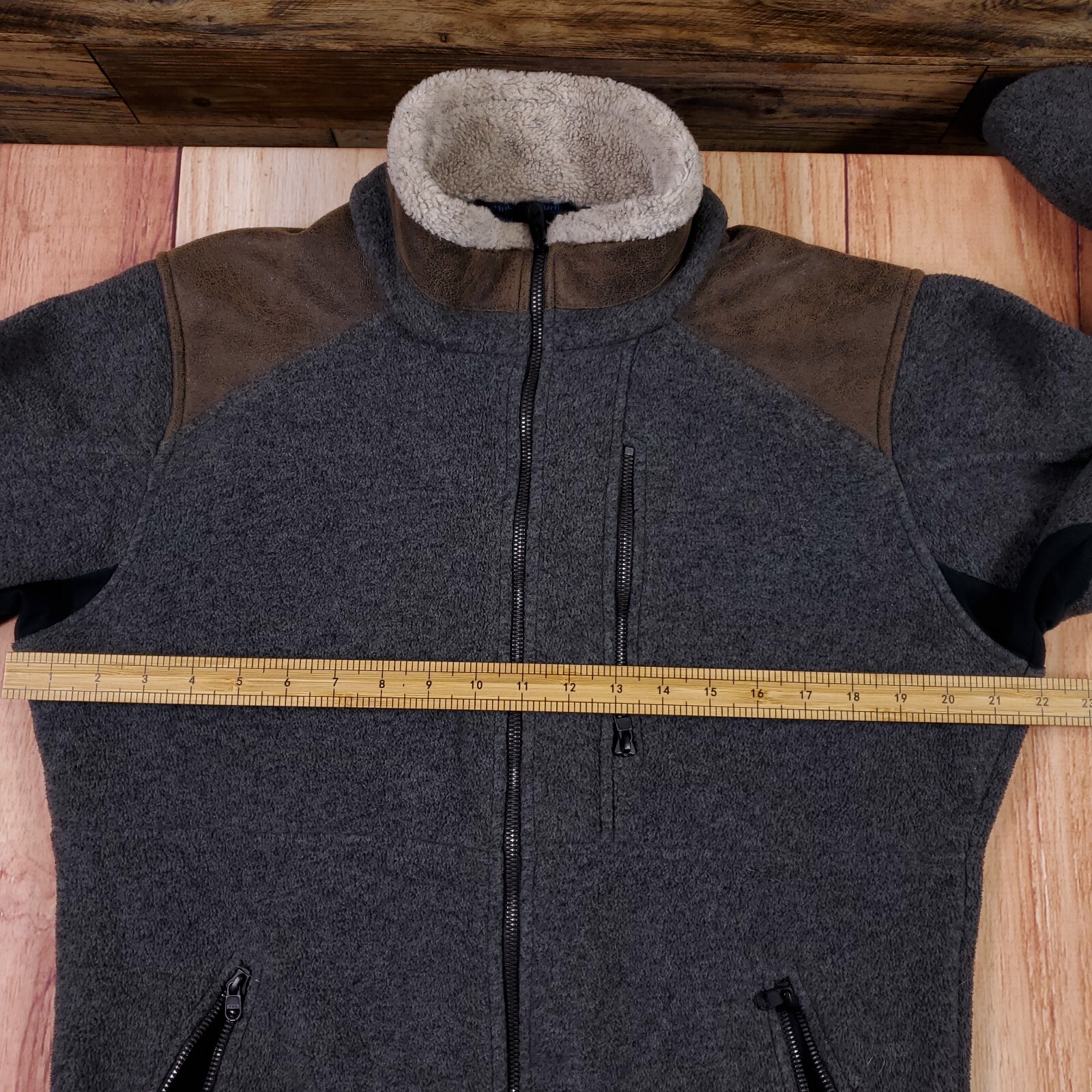 Kuhl Jacket Sweater Sherpa Fleece Elbow Pad Size Small