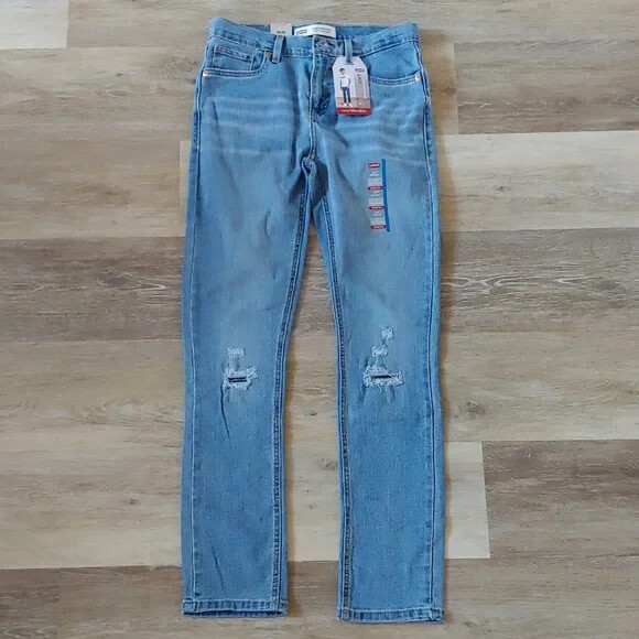 NWT Levi’s Performance 510 Skinny Boys Jeans Blue Size 18 (29×31)
