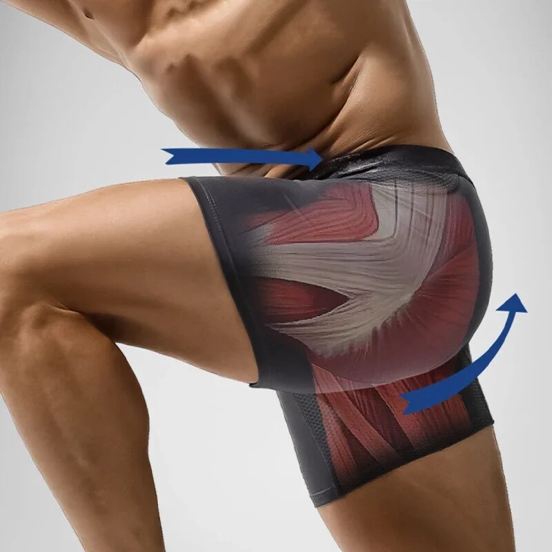 Men’s Boxer Shorts Underwear Underpants Seamless Compression Stretch Knickers US