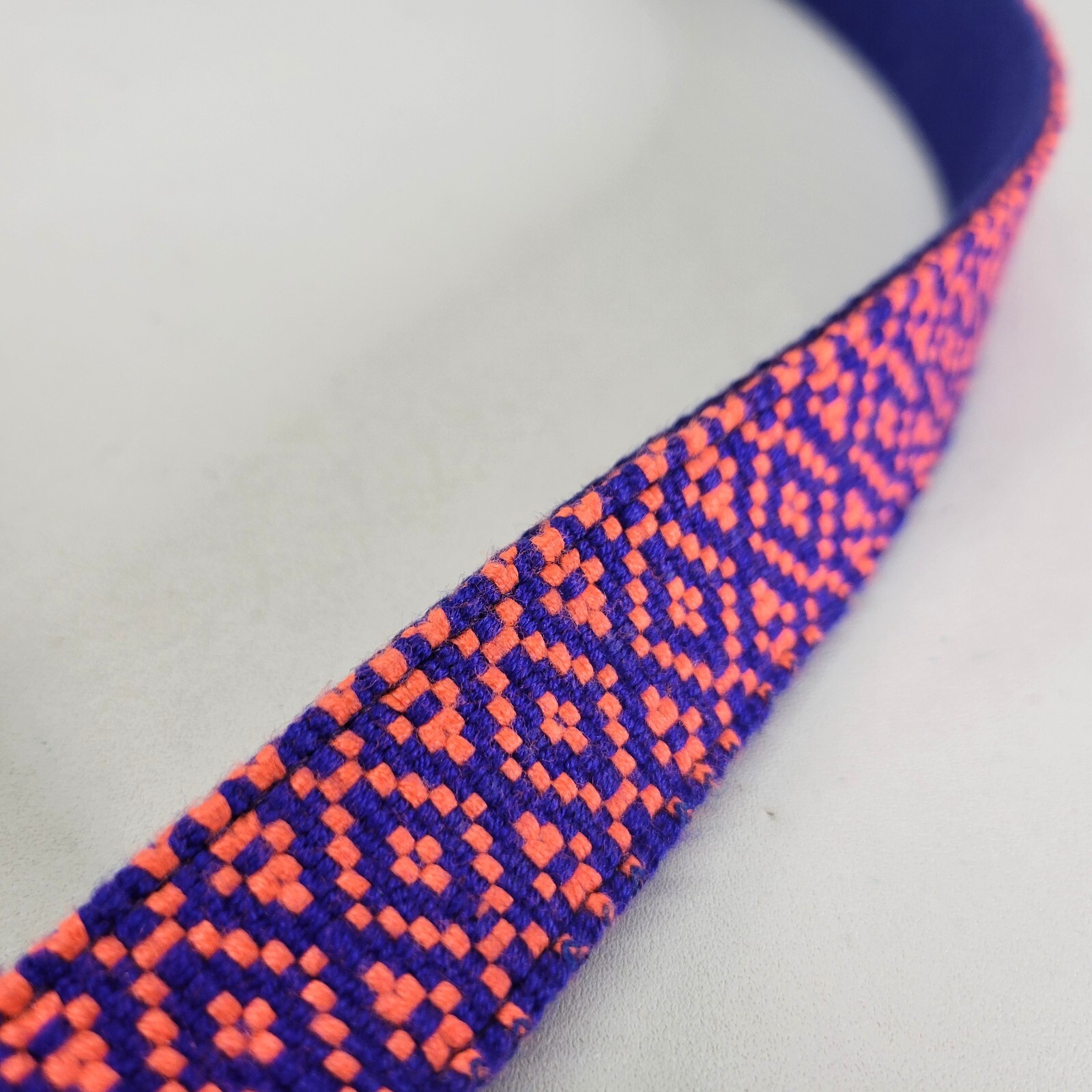 J Crew Belt 28 30 32 34 S Ring Buckle Blue Orange