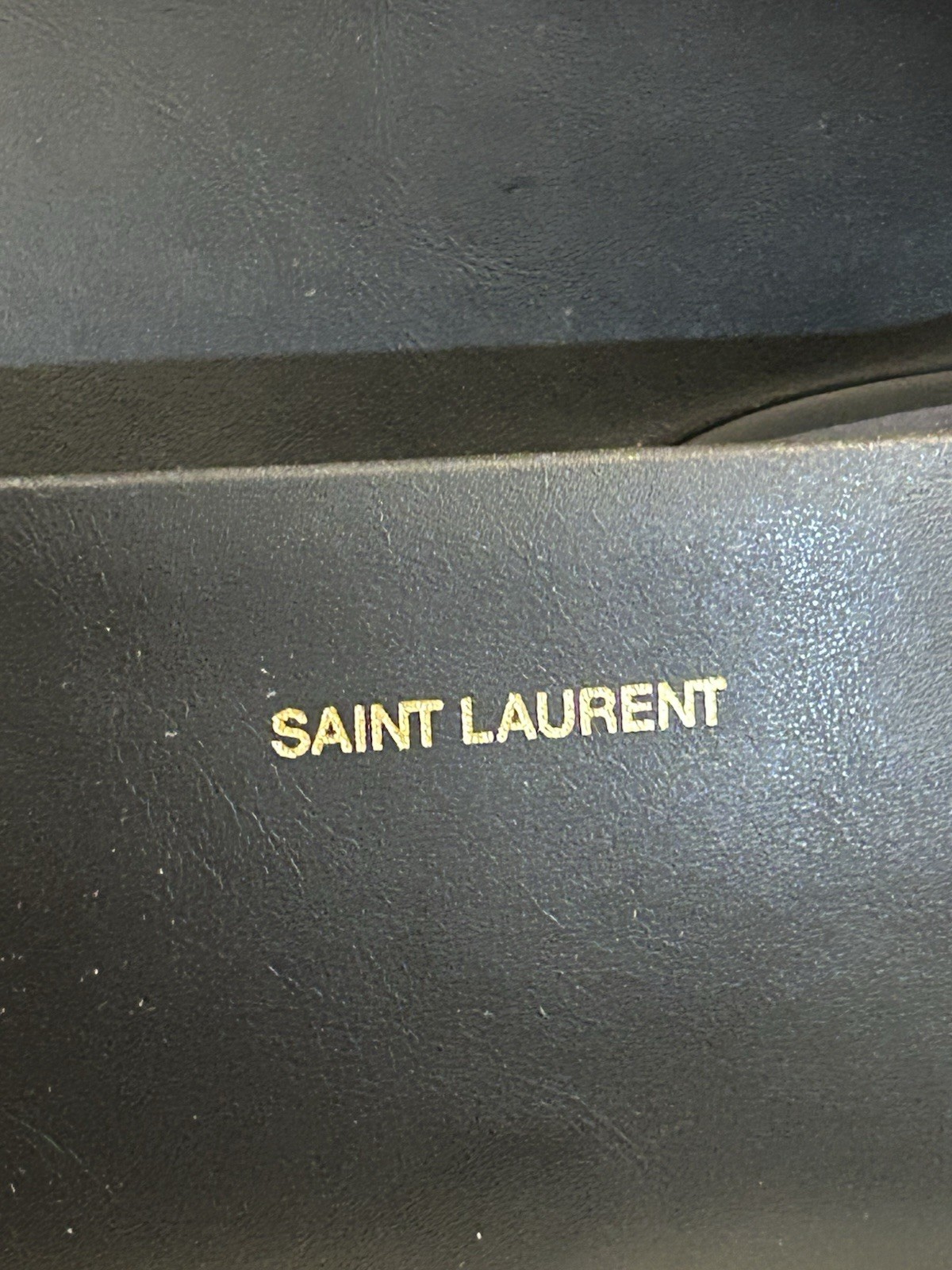 Saint Laurent Monogram SL M95/F Sunglasses 001-Black Gray Made In Italy — New