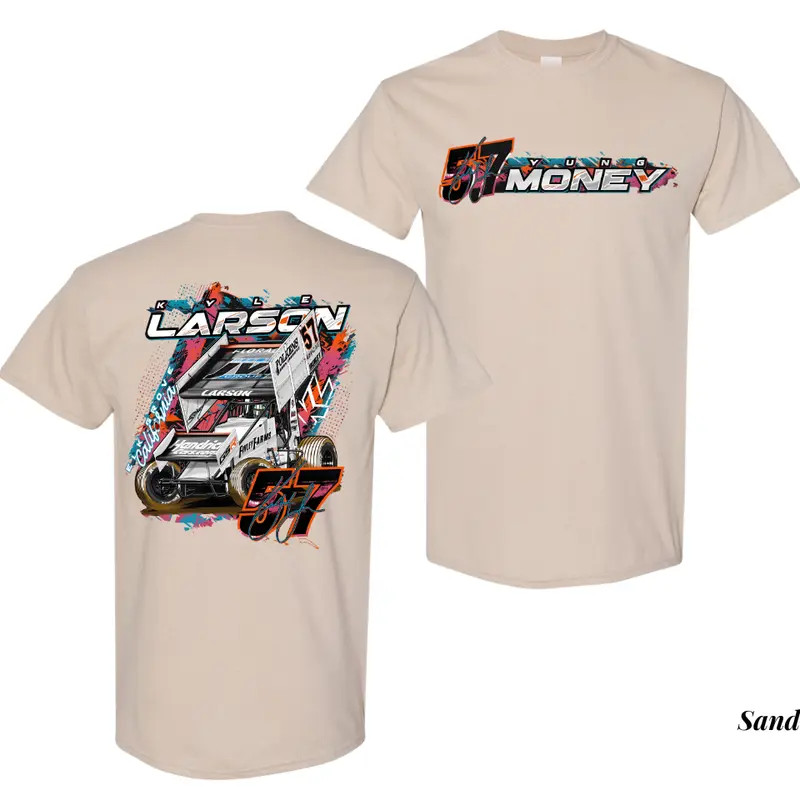 Kyle Larson Dirt Track Sprint Car Racing Shirt Motorsport Graphic Tee