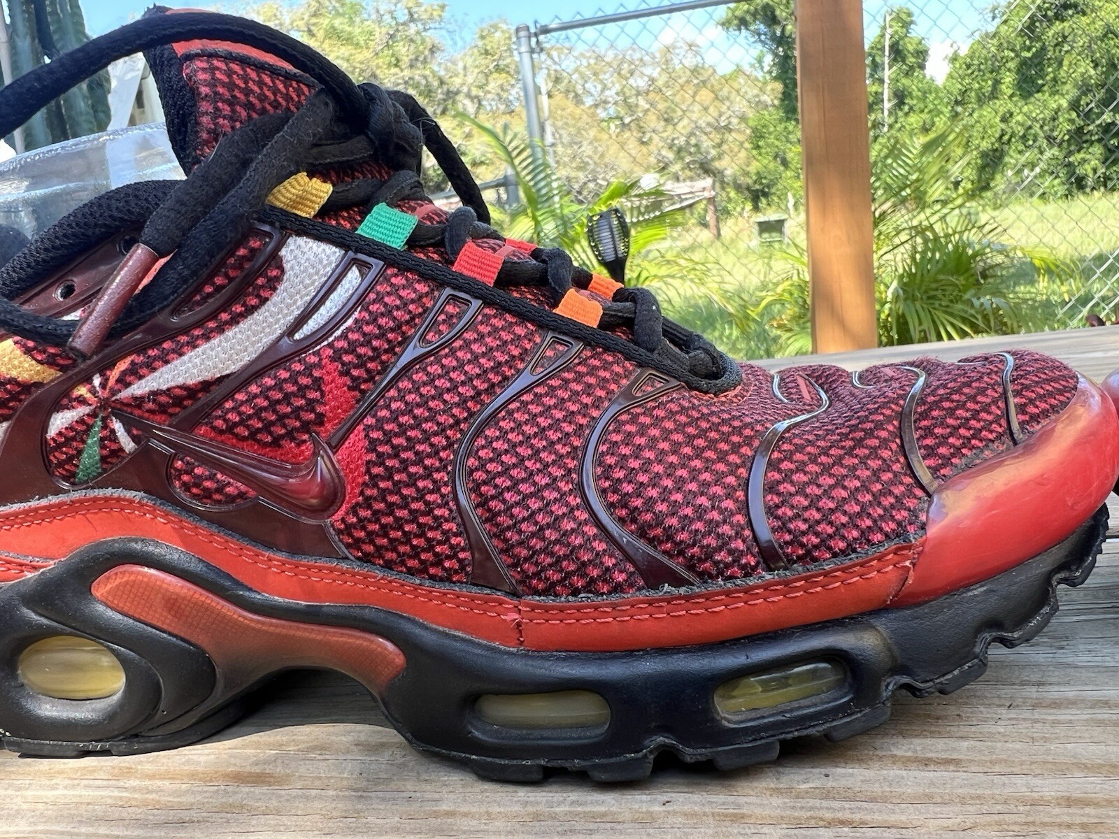Nike Air Max Plus Tn Sunburst Pack CK9393-600 Habanero Red Sneakers Mens Size 9