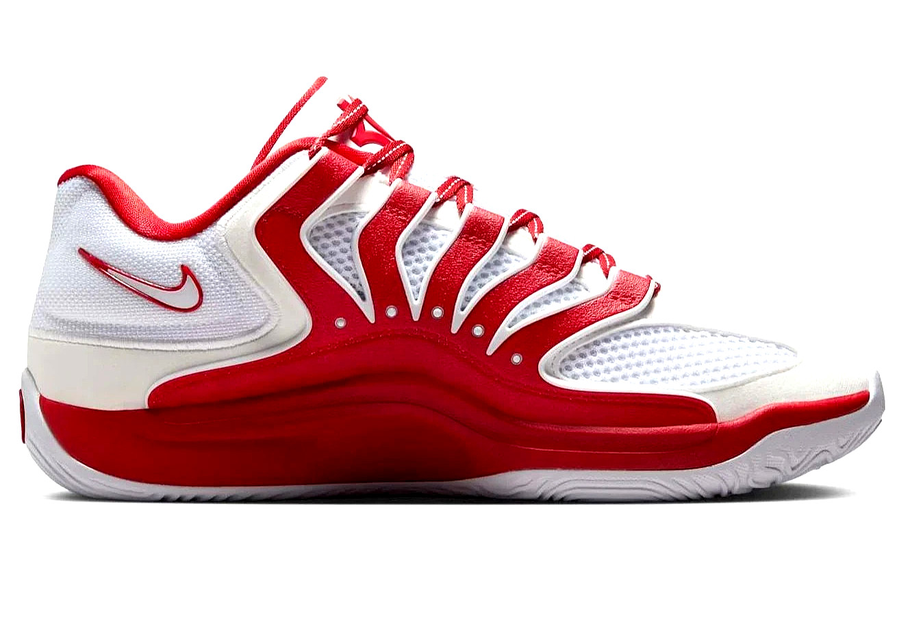 NEW IN BOX NIKE KD18 TEAM BANK WHITE & RED IM0634-104 MENS SIZE 10 M BASKETBALL