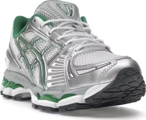 Size 11.5 – Asics Gel Kayano 12.1 Silver Green