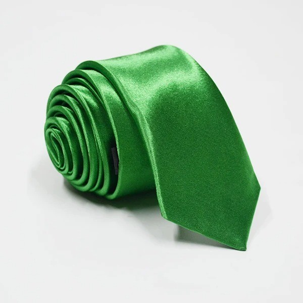 Solid Color Skinny Tie Slim Necktie for Men(5 cm)