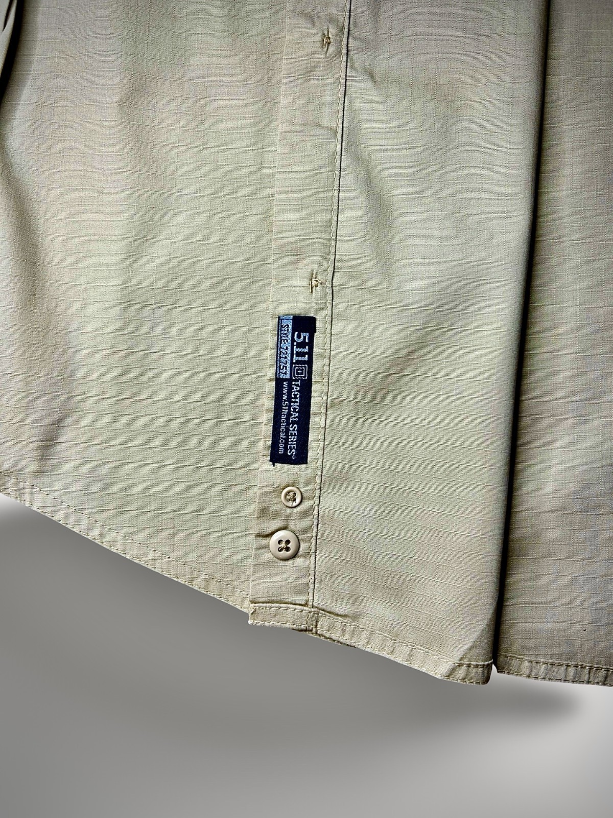 5.11 Tactical Taclite Pro Long Sleeve Shirt Men’s Ripstop Vented Patch Removed
