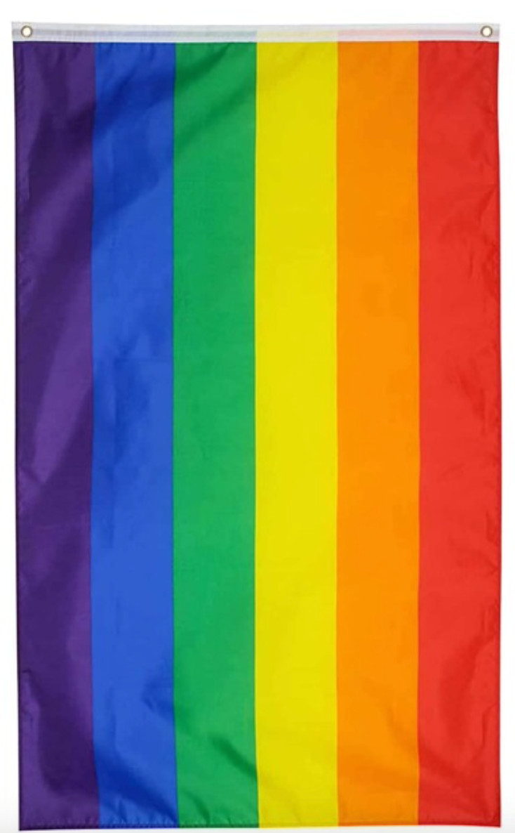 9 PCS Bundle Costume LGBTQ Pride Rainbow Flag Sunglasses Headband Socks Necklace