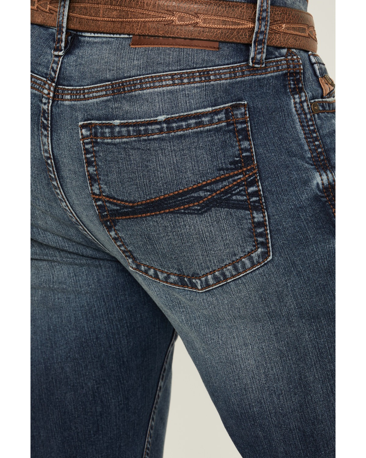 Rank 45 Men’s 45&Reg; Yuma Wash Trigger Slim Bootcut Performance Stretch Denim –