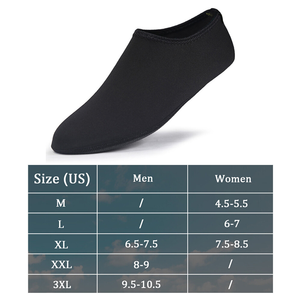 Womens Mens Water Shoes Anti Slip Barefoot walking Socks Sports Surf Beach Swim