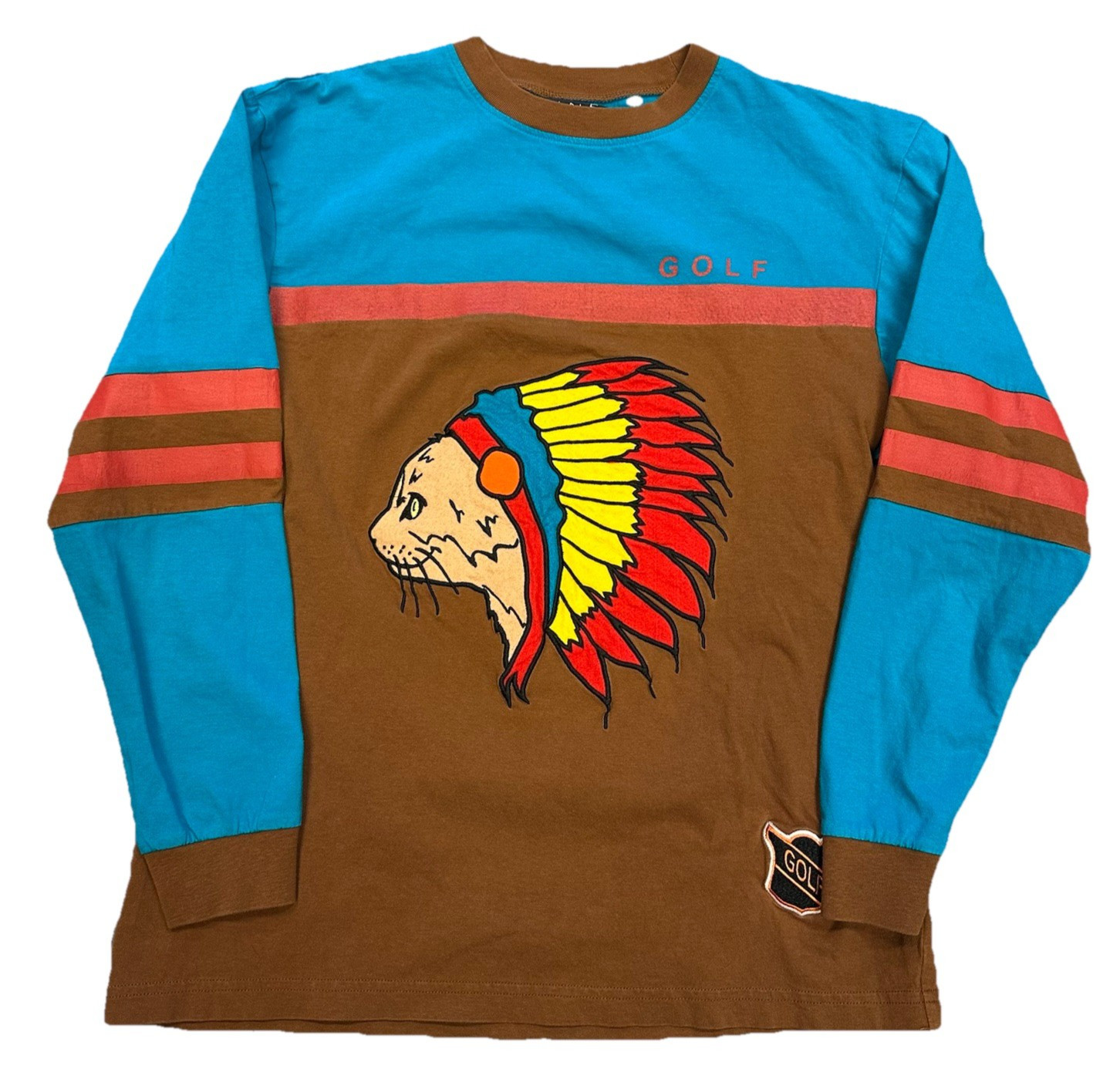 GOLF WANG TYLER THE CREATOR ODD FUTURE CAT HOCKEY JERSEY SHIRT SZ S (24)