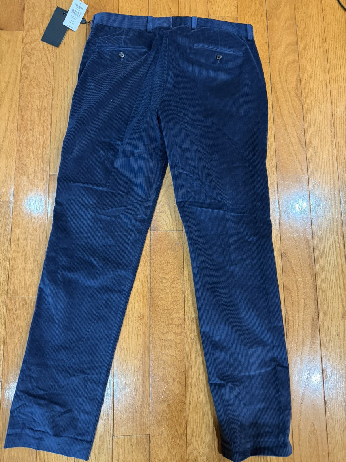 Todd Snyder Duca Visconti Di Modrone Sutton Pant Mens 32×32 Blue Corduroy