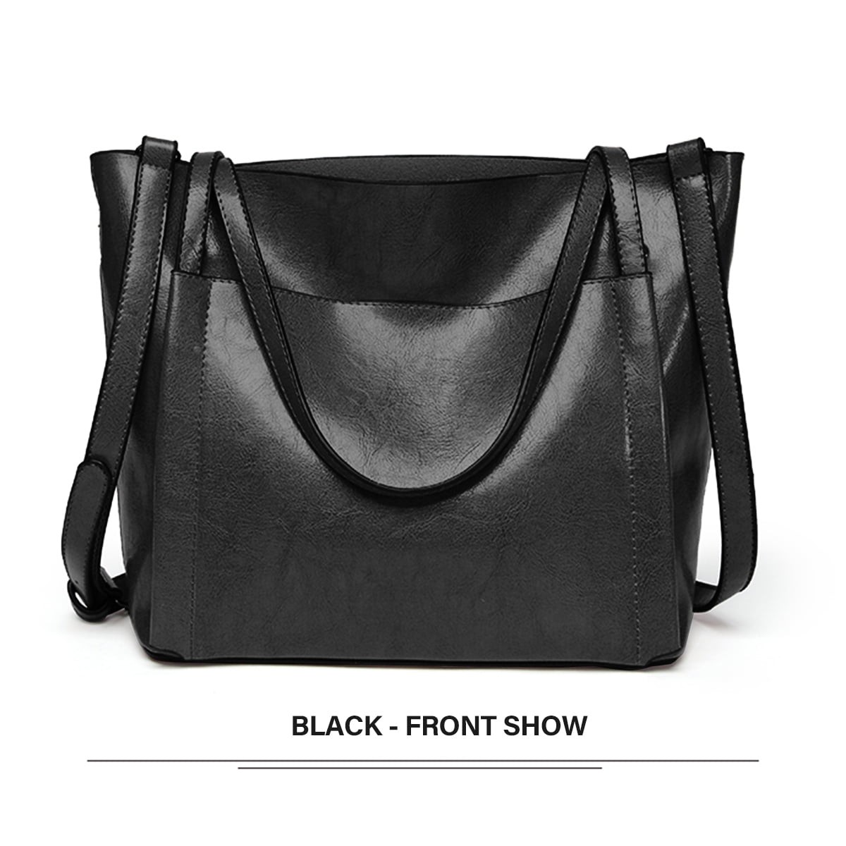 Women Leather Handbag Shoulder Crossbody Bag Tote Satchel Handbag Large Bag