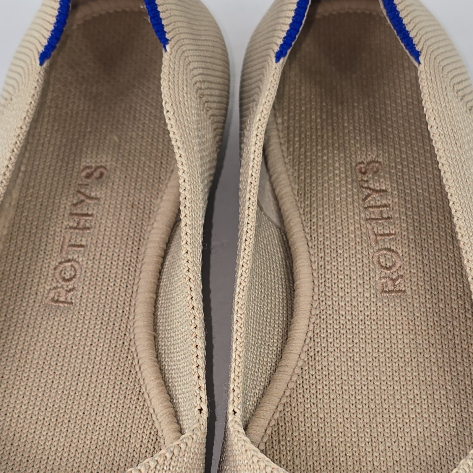 Rothy’s The Pointed Toe Knitted Slip On Women’s Flat Shoes US SIZE 6 Portobello.