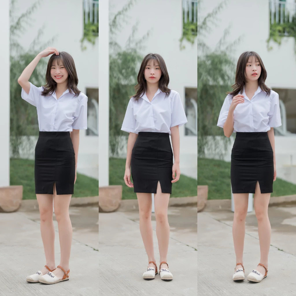 The Alluring Thai University Uniform – Elegant, Confident, with a Playful Twist