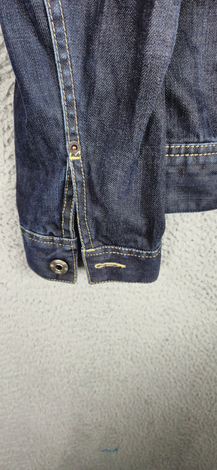 G Star Raw Denim Jacket Size XL Blue Slim Tailor DT Trucker Dark Wash Jean