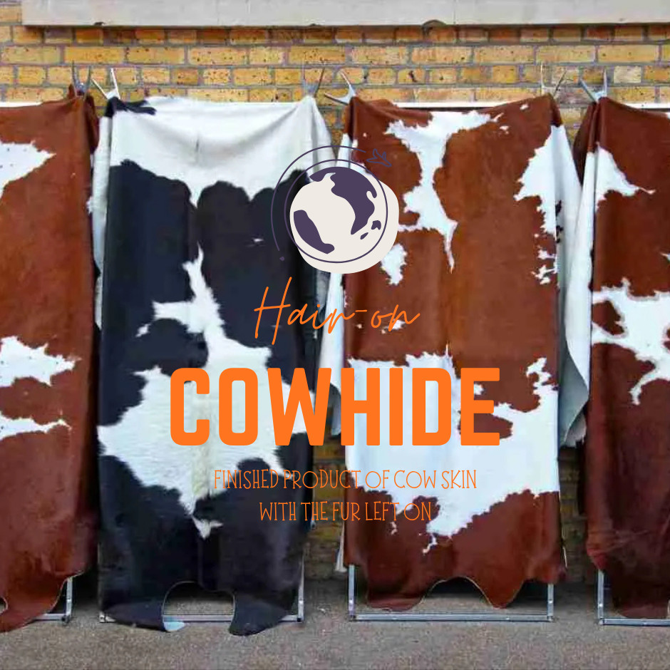 Cowhide Duffle Bag Hair On Genuine Leather Weekender Overnight Carry On Bag