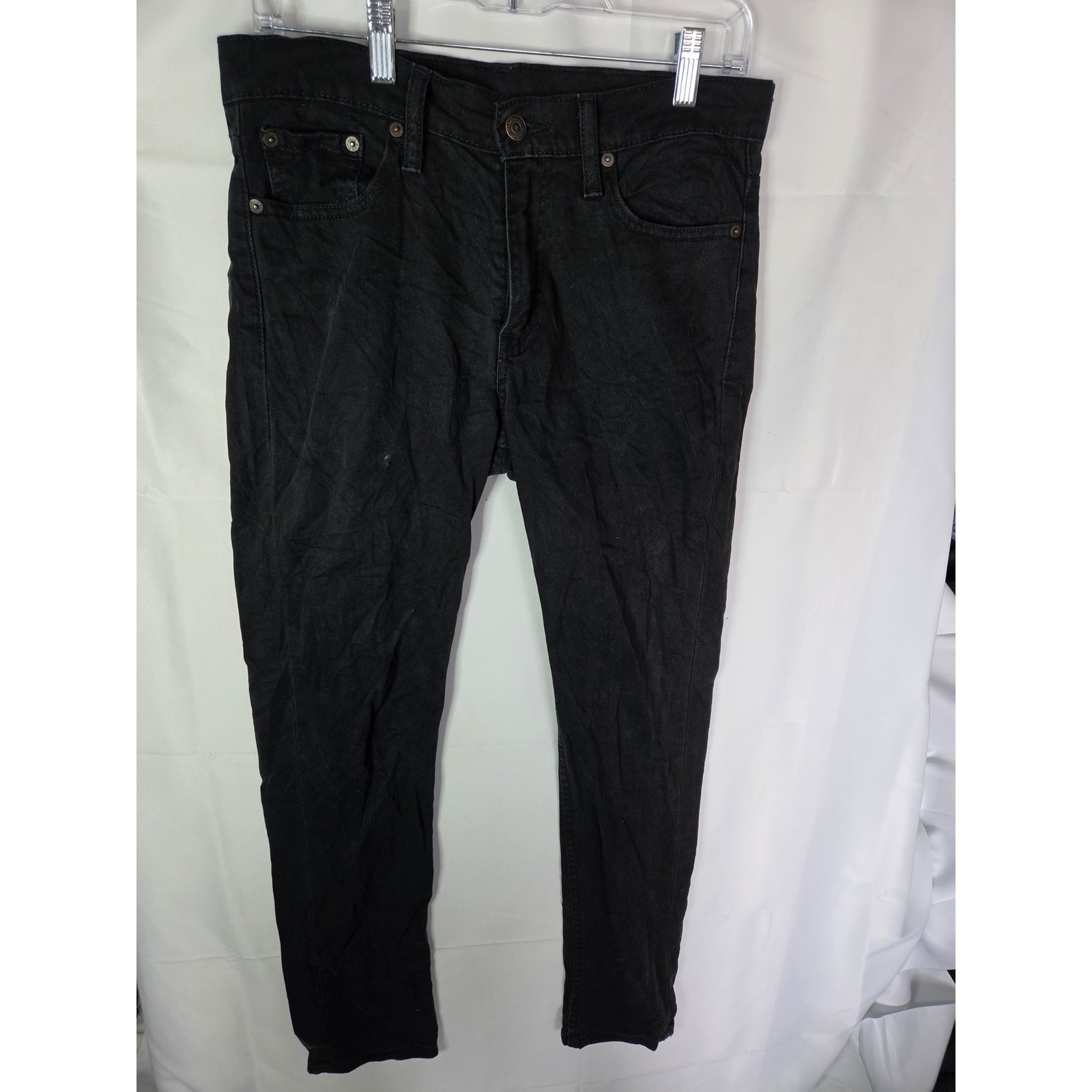 Levis 510 Skinny Fit Jeans Mens Black Denim Pants